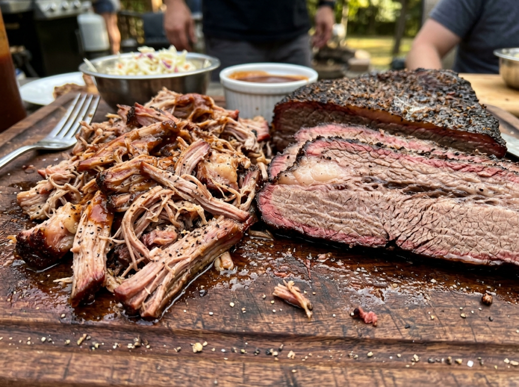 Brisket vs Pulled Pork