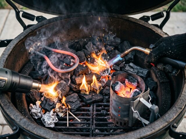 6 Ways to Light a Kamado Grill
